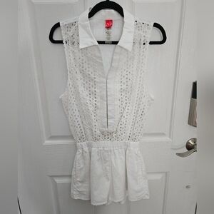 Red Carter White Lace Jumpsuit